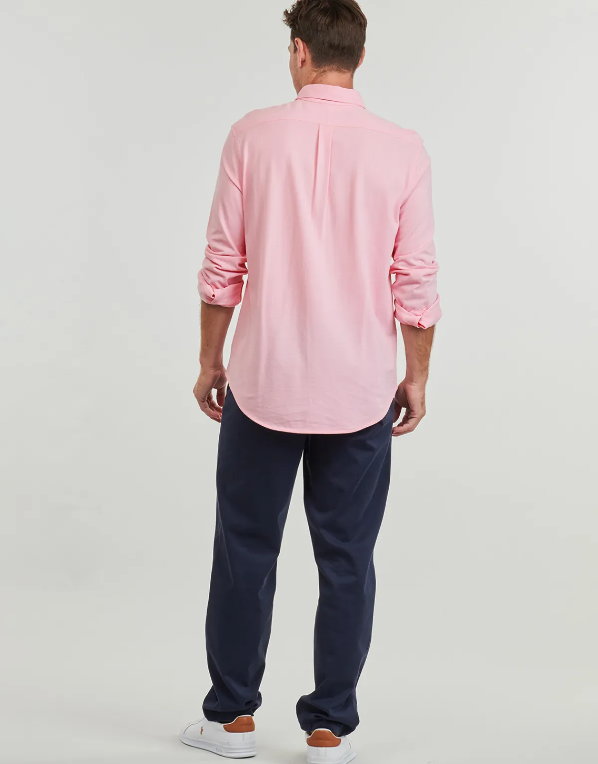 Polo Ralph Lauren CHEMISE AJUSTEE COL BOUTONNE EN POLO FEATHERWEIGHT-Homme Chemises