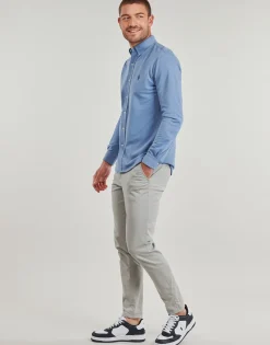 Polo Ralph Lauren CHEMISE AJUSTEE COL BOUTONNE EN POLO FEATHERWEIGHT-Homme Chemises