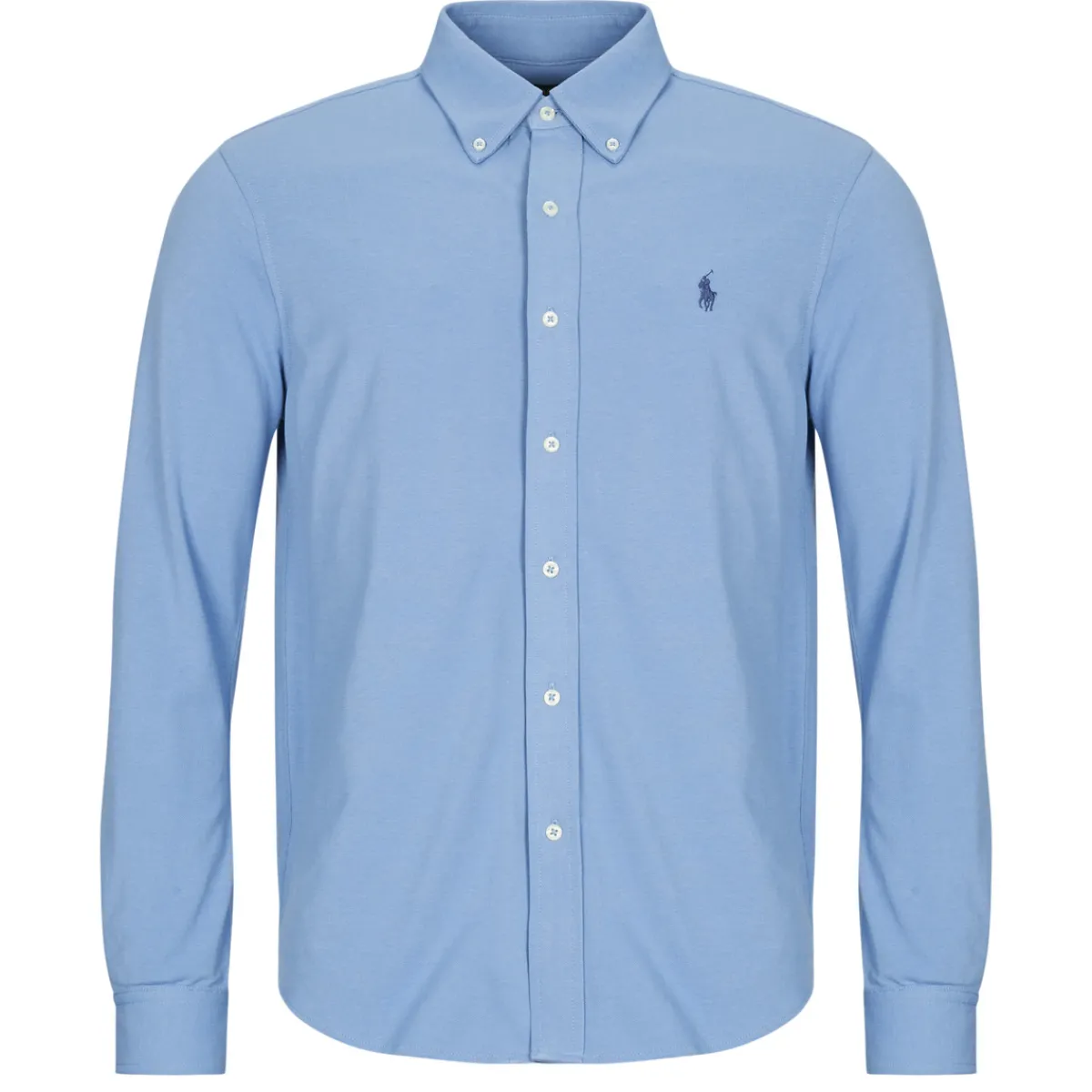 Polo Ralph Lauren CHEMISE AJUSTEE COL BOUTONNE EN POLO FEATHERWEIGHT-Homme Chemises