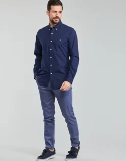 Polo Ralph Lauren CHEMISE AJUSTEE SLIM FIT EN POPELINE UNIE-Homme Chemises