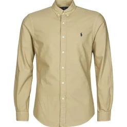Polo Ralph Lauren CHEMISE AJUSTEE SLIM FIT TEINTEE EN OXFORD-Homme Chemises