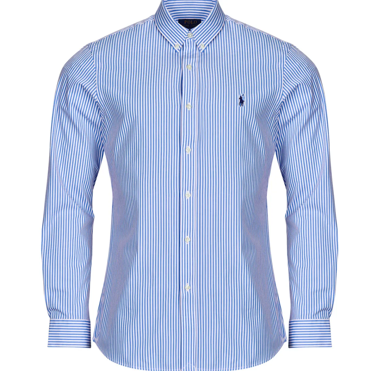 Polo Ralph Lauren CHEMISE AJUSTEE SLIM FIT EN POPELINE RAYEE-Homme Chemises
