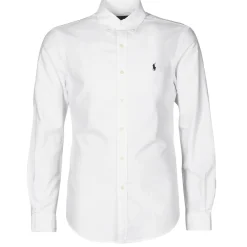 Polo Ralph Lauren CHEMISE AJUSTEE SLIM FIT EN OXFORD LEGER-Homme Chemises