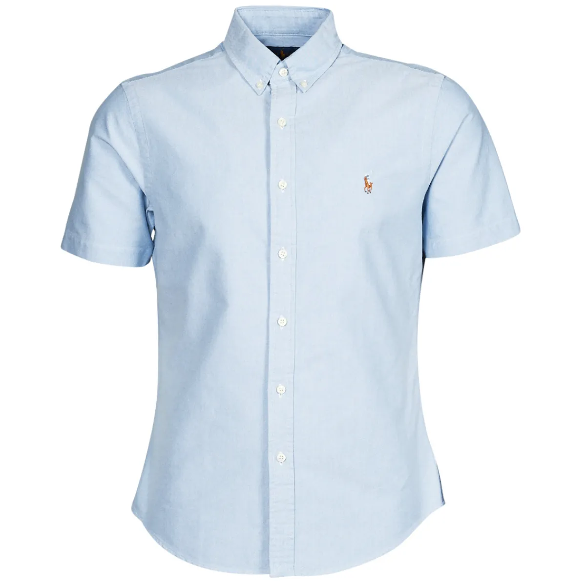 Polo Ralph Lauren CHEMISE AJUSTEE SLIM FIT EN OXFORD UNIE-Homme Chemises