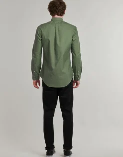Polo Ralph Lauren CHEMISE AJUSTEE SLIM FIT EN OXFORD LEGER-Homme Chemises