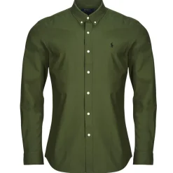Polo Ralph Lauren CHEMISE AJUSTEE SLIM FIT EN POPELINE UNIE-Homme Chemises
