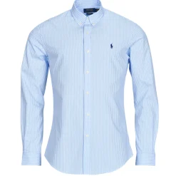 Polo Ralph Lauren CHEMISE AJUSTEE SLIM FIT EN POPELINE UNIE-Homme Chemises