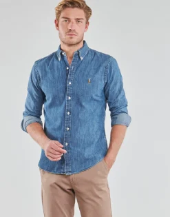 Polo Ralph Lauren CHEMISE COUPE DROITE EN DENIM-Homme Chemises