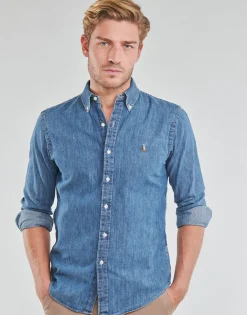 Polo Ralph Lauren CHEMISE COUPE DROITE EN DENIM-Homme Chemises