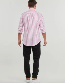 Polo Ralph Lauren CHEMISE COUPE DROITE EN OXFORD RAYEE-Homme Chemises