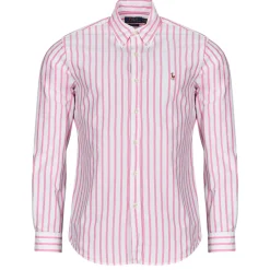 Polo Ralph Lauren CHEMISE COUPE DROITE EN OXFORD RAYEE-Homme Chemises