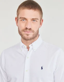 Polo Ralph Lauren CHEMISE COUPE DROITE EN SEERSUCKER-Homme Chemises