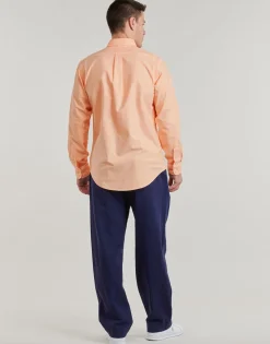 Polo Ralph Lauren CHEMISE DROITE CUSTOM EN OXFORD LEGER TEINTURE MINERALE-Homme Chemises