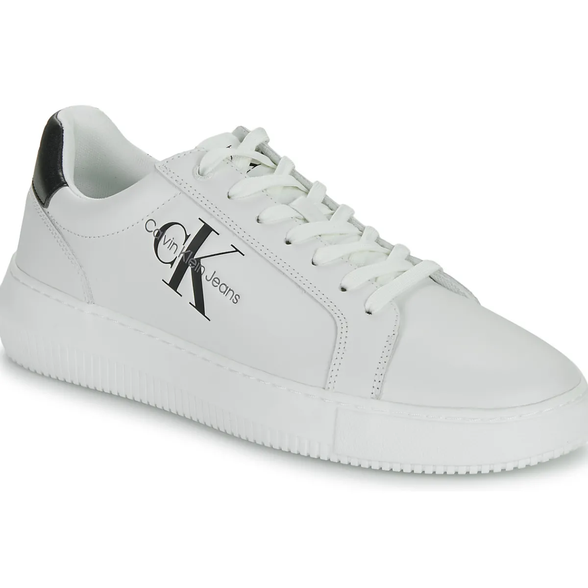 Calvin Klein Jeans CHUNKY CUPSOLE MONO LTH-Homme Baskets Mode