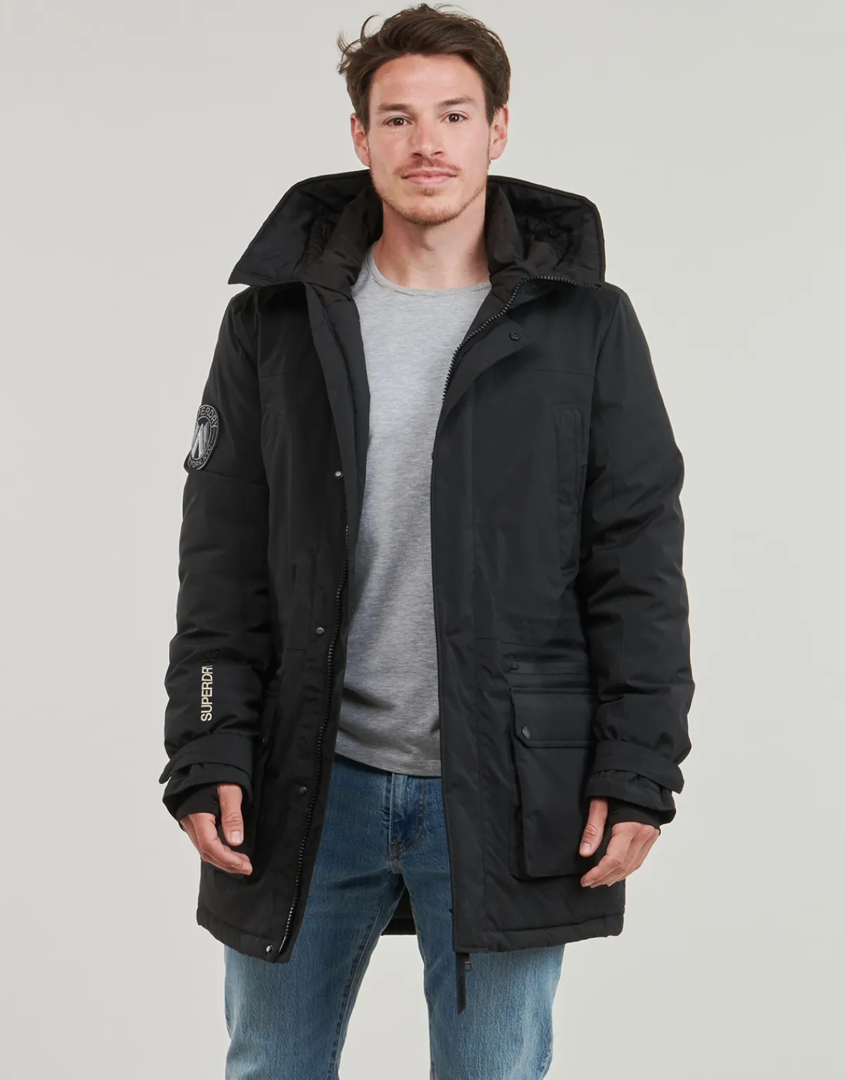 Superdry CITY PADDED PARKA JACKET-Homme Manteaux