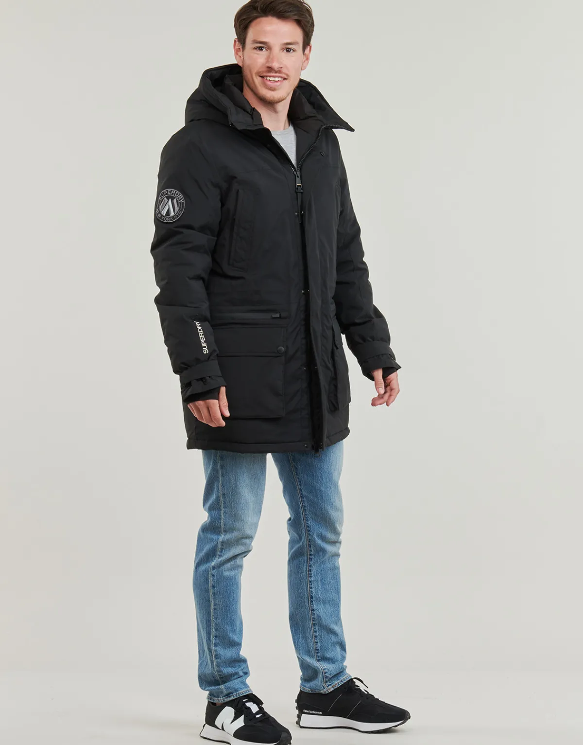 Superdry CITY PADDED PARKA JACKET-Homme Manteaux