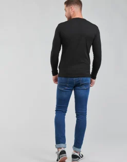 Guess CN LS CORE TEE-Homme T-Shirts & Polos