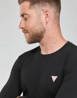 Guess CN LS CORE TEE-Homme T-Shirts & Polos