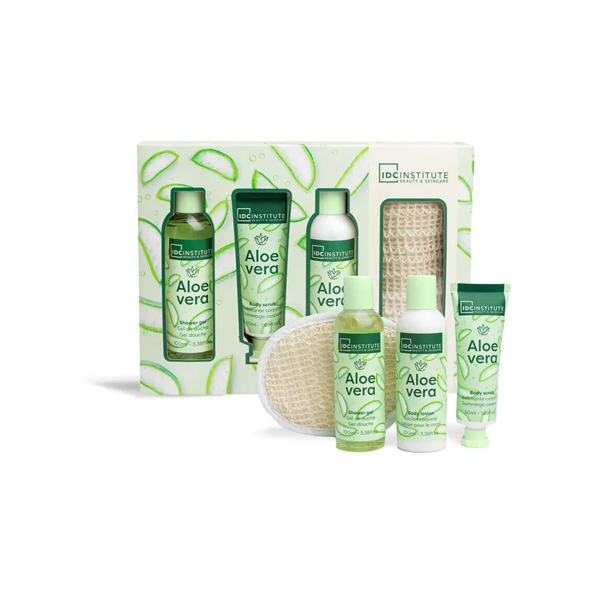 Idc Institute Coffret 4 Pièces Aloe Vera-Homme Soins Corps & Bain