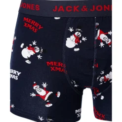 Jack & Jones Coffret cadeau caleçons et chaussettes Happy Xmas-Homme Caleçons