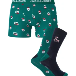 Jack & Jones Coffret cadeau caleçons et chaussettes Sweet Santa-Homme Caleçons