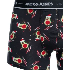 Jack & Jones Coffret cadeau de Noël avec caleçons avocat et 2 paires de-Homme Caleçons