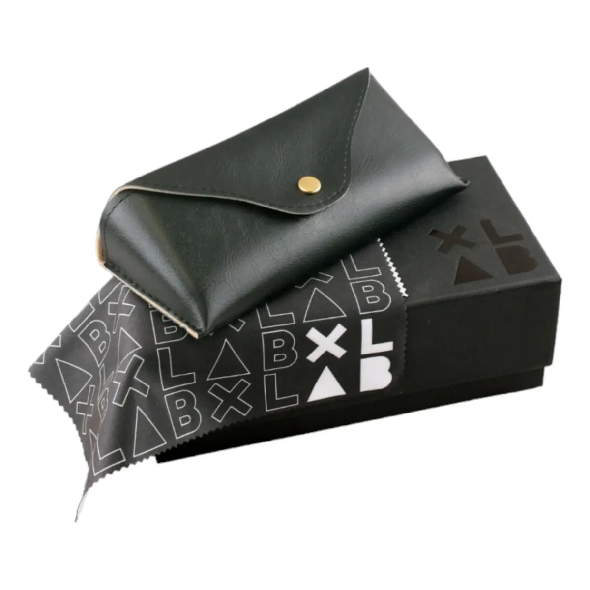 Xlab Col. de page. Noir mat + clipsable Cadres Optiques, Noir mat-Homme Lunettes De Soleil