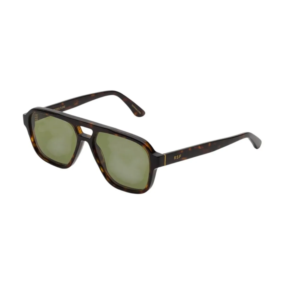 Retrosuperfuture Col. ZJC Maneval La Havane Lunettes de soleil, Havana/Vert,-Homme Lunettes De Soleil
