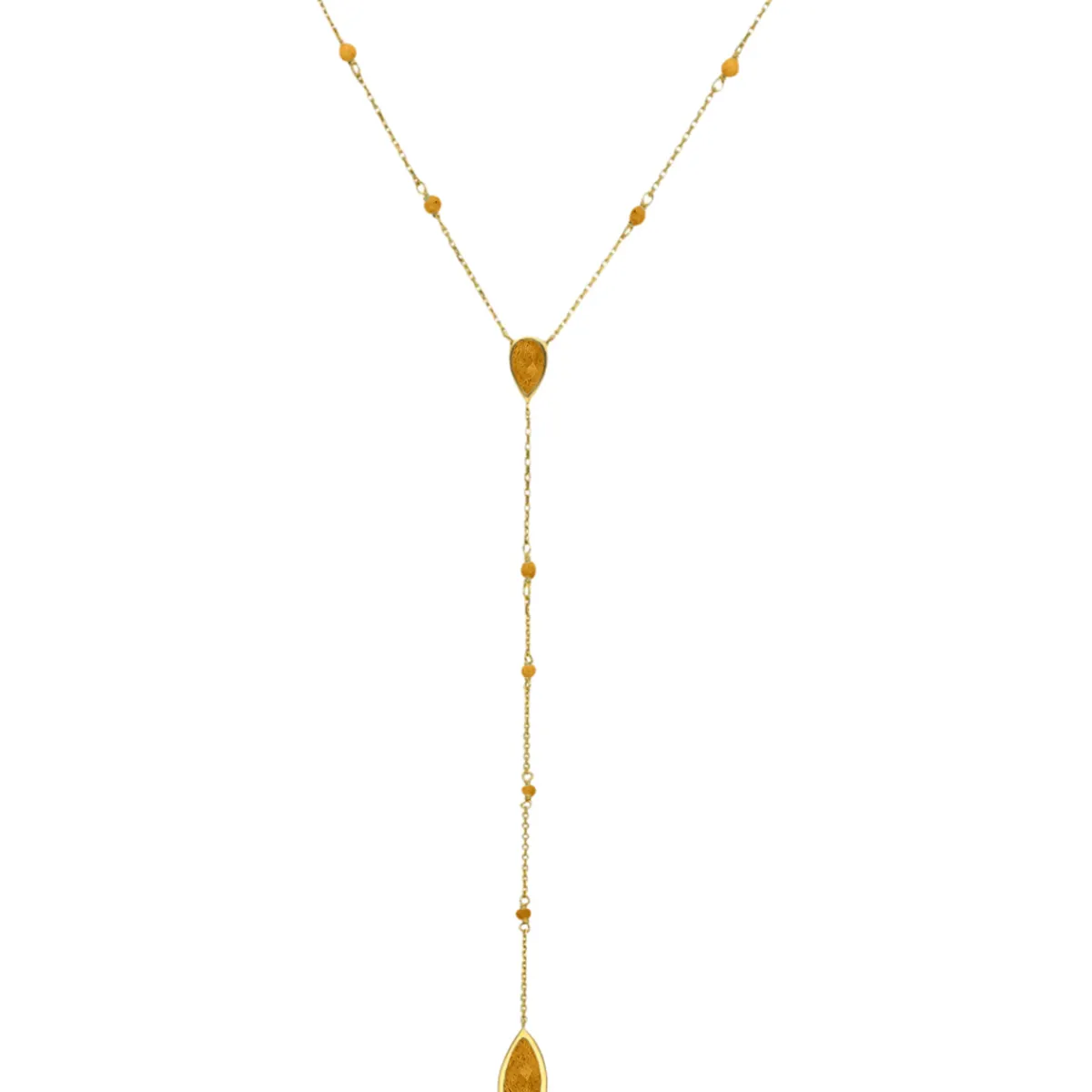 Orusbijoux Collier Argent Cravate Pierres œil De Tigre-Homme Bijoux