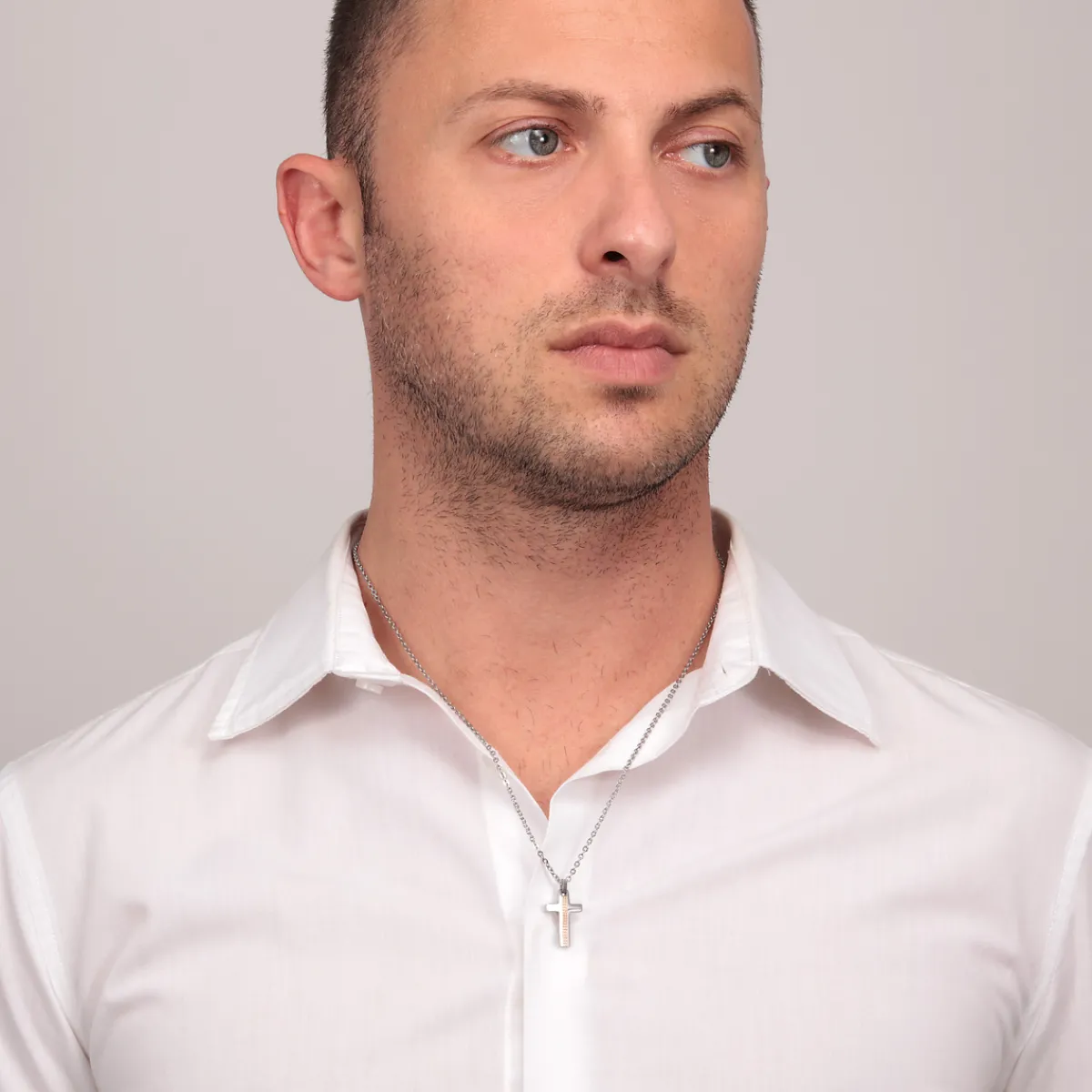 Morellato Collier en acier-Homme Bijoux