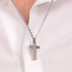 Morellato Collier en acier-Homme Bijoux