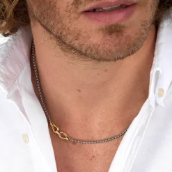Morellato Collier en acier-Homme Bijoux