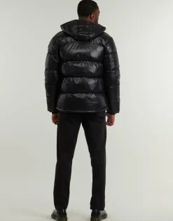 Schott COLUMBUS-BLACK-Homme Manteaux