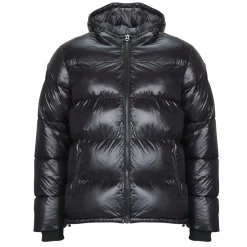 Schott COLUMBUS-BLACK-Homme Manteaux