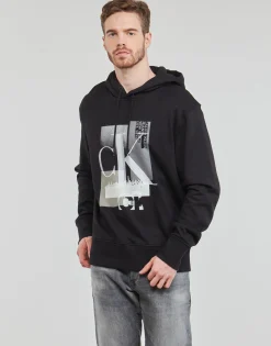 Calvin Klein Jeans CONNECTED LAYER LANDSCAPE HOODIE-Homme Sweats & Polaires|Sweats & Polaires