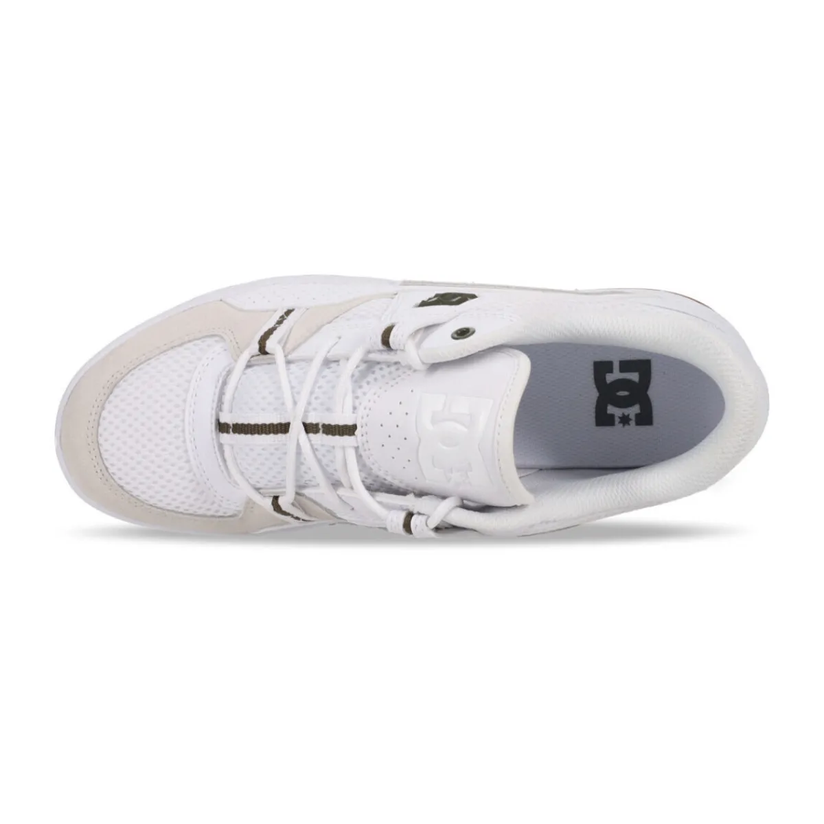 DC Shoes CONSTRUCT white white green-Homme Skate