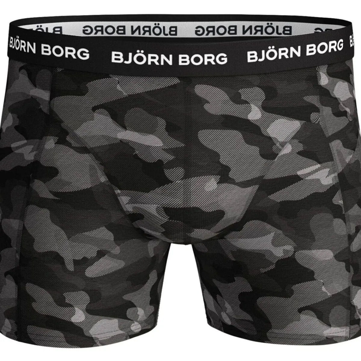 Björn Borg Cotton Stretch Boxers 3Pack Grey-Homme Caleçons