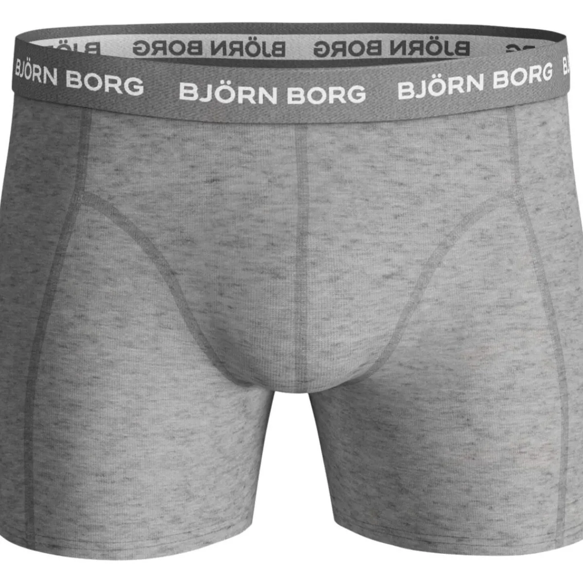 Björn Borg Cotton Stretch Boxers 3Pack Grey-Homme Caleçons