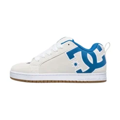 DC Shoes COURT GRAFFIK off white grey-Homme Skate