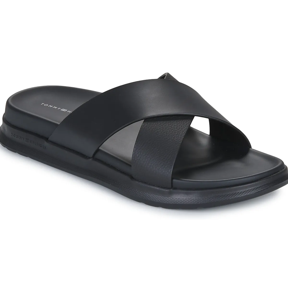 Tommy Hilfiger D DENSITY HILFIGER LTH CC SAND-Homme Sandales Et Nu-Pieds