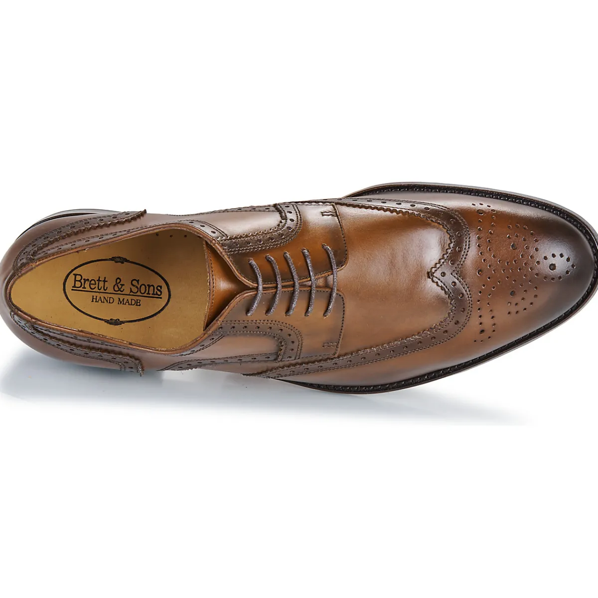 Brett & Sons Derbies 4676-NATUR-BRANDY-Homme Derbies & Richelieu