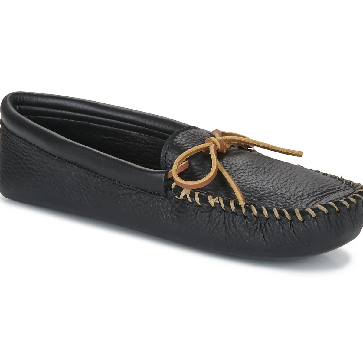 Minnetonka DOUBLE DEERSKIN SOFTSOLE-Homme Mocassins & Chaussures Bateau