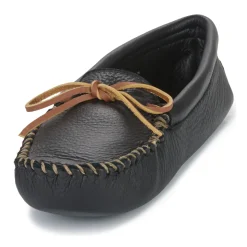 Minnetonka DOUBLE DEERSKIN SOFTSOLE-Homme Mocassins & Chaussures Bateau