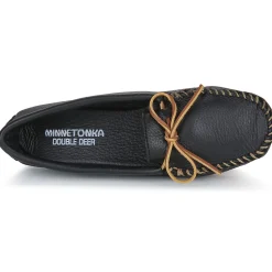 Minnetonka DOUBLE DEERSKIN SOFTSOLE-Homme Mocassins & Chaussures Bateau