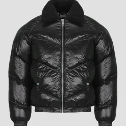 Schott Doudounes COLLIN-BLACK-Homme Manteaux