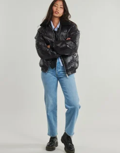 Schott Doudounes COLLIN-BLACK-Homme Manteaux