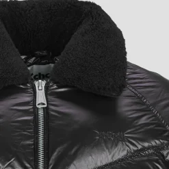 Schott Doudounes COLLIN-BLACK-Homme Manteaux