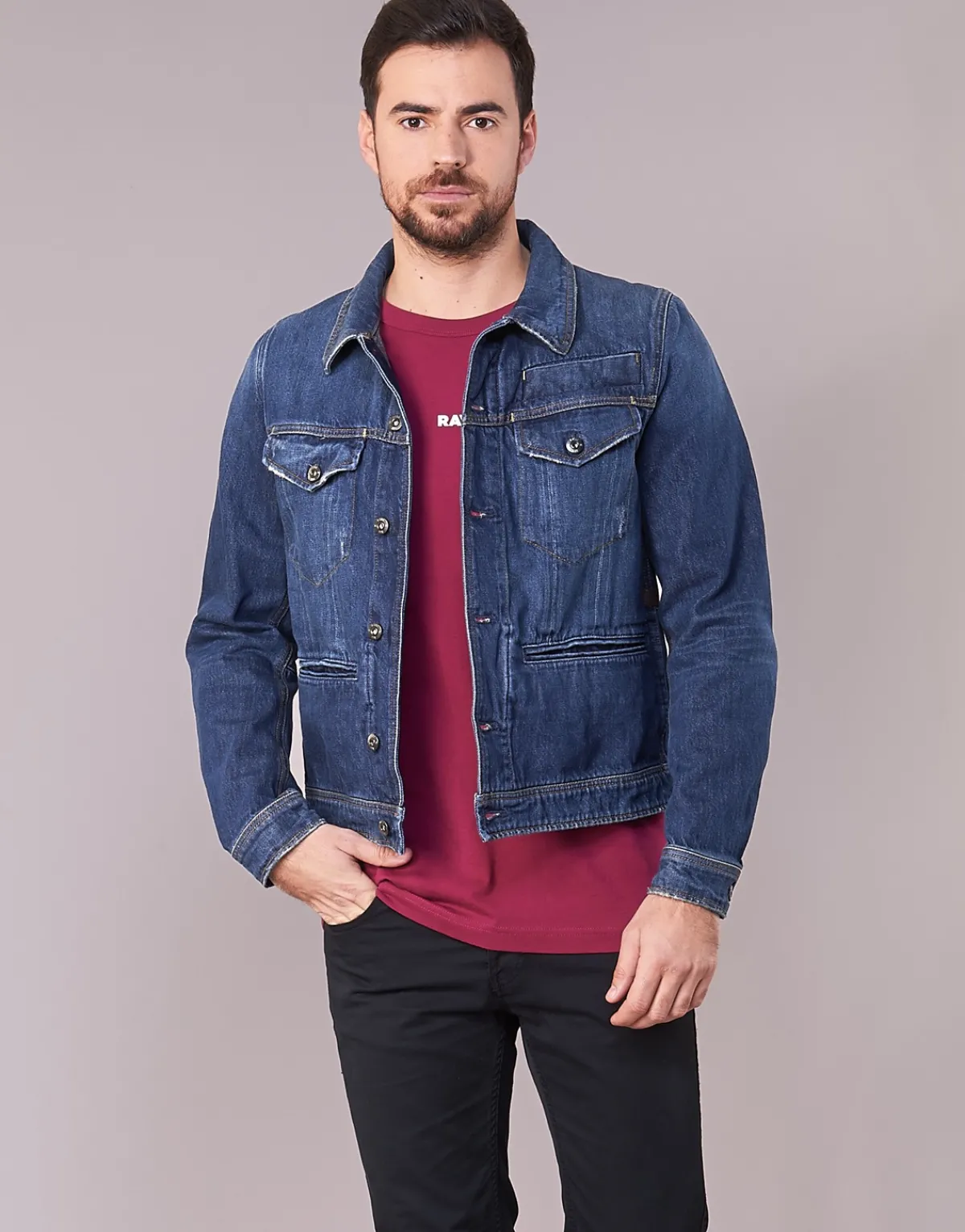 G-Star Raw D-STAQ 3D DC S JKT-Homme Vestes