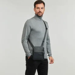 Armani Exchange ELBA FKAT CROSSBODY-Homme Pochettes / Sacoches