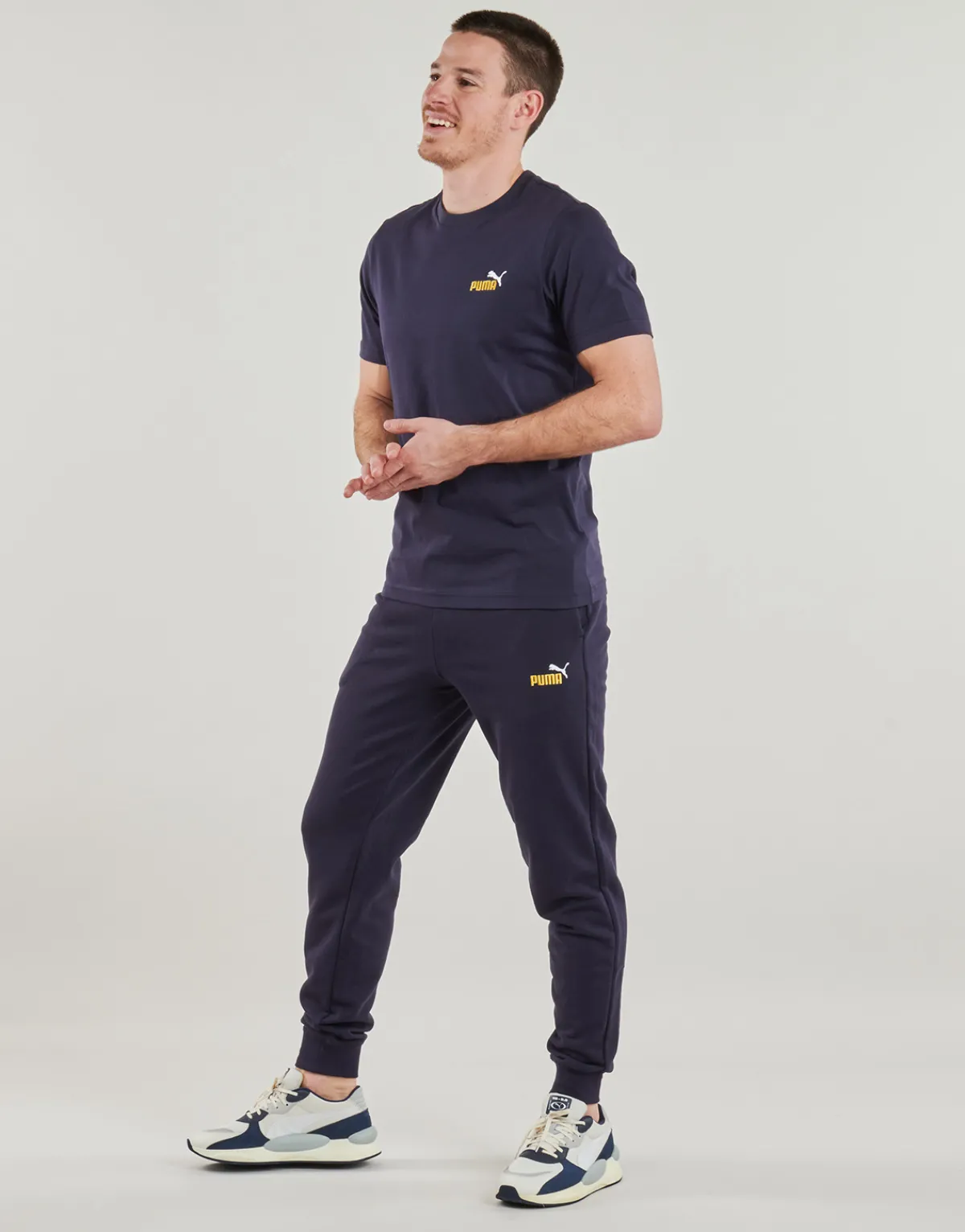 Puma ESS 2 COLOR SMALL LOGO TEE-Homme T-Shirts & Polos